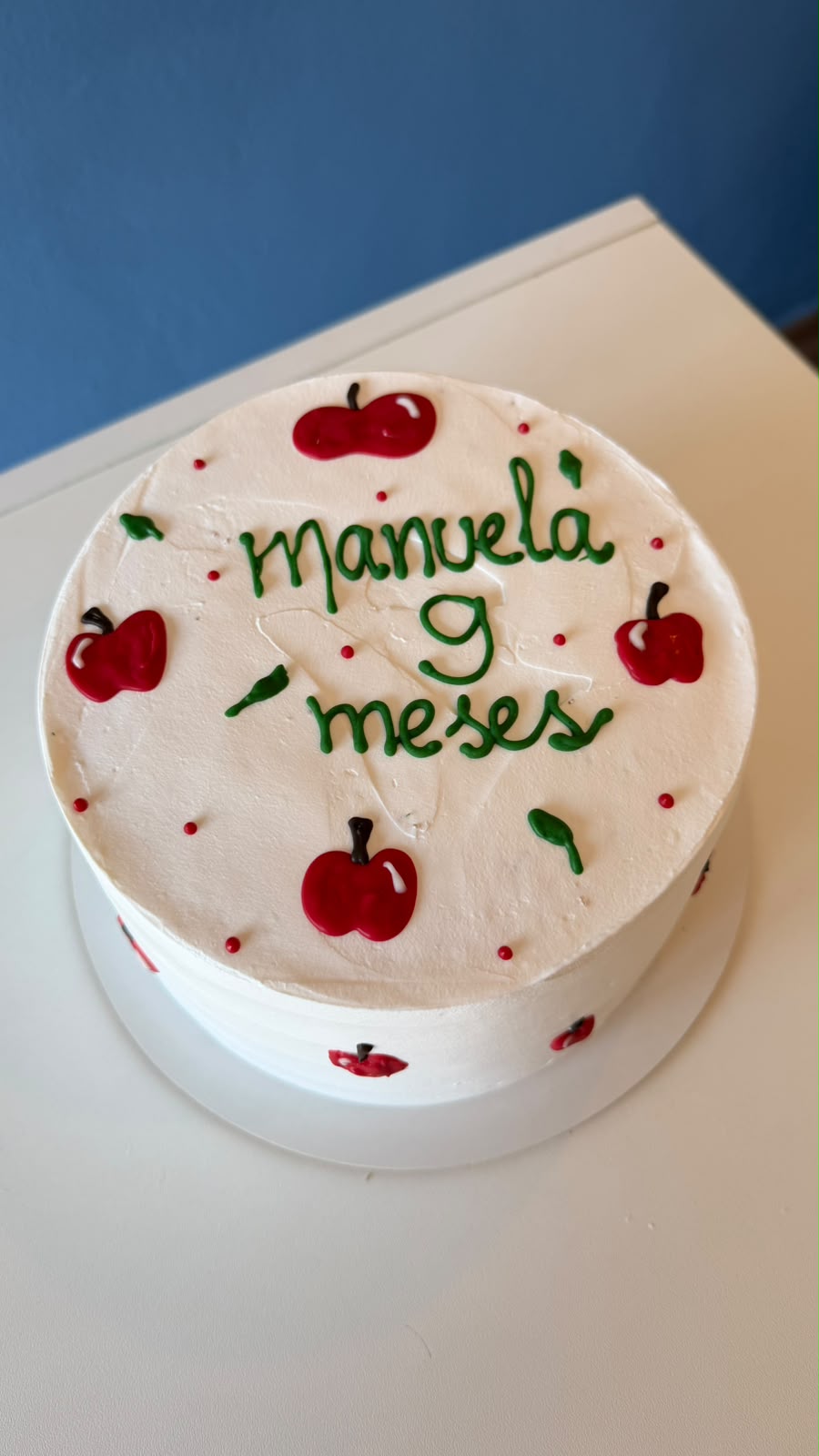 Bolo Mesversário Maçã